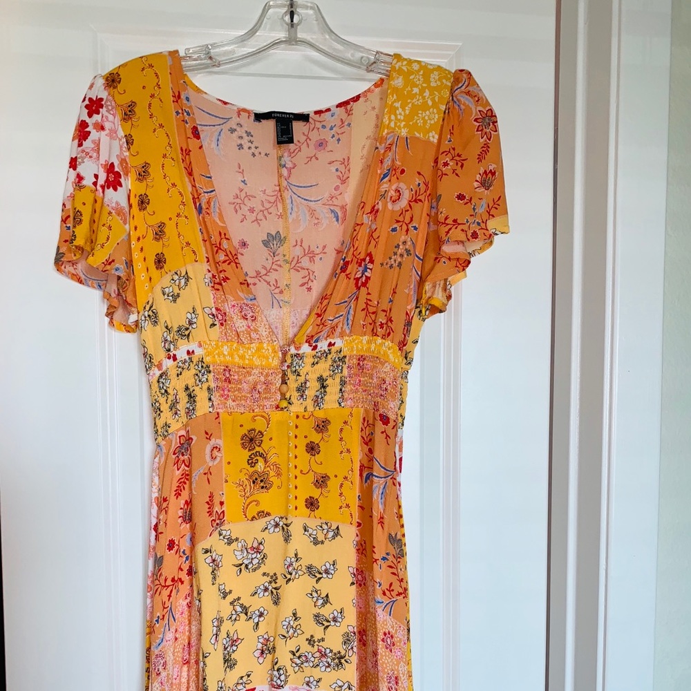 Patchwork dress.